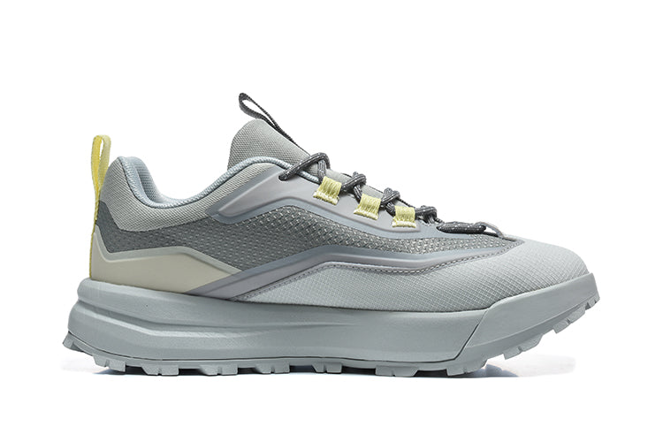 The North Face Hiking Trainers, Gray with Yellow Accents - product image from the listing.