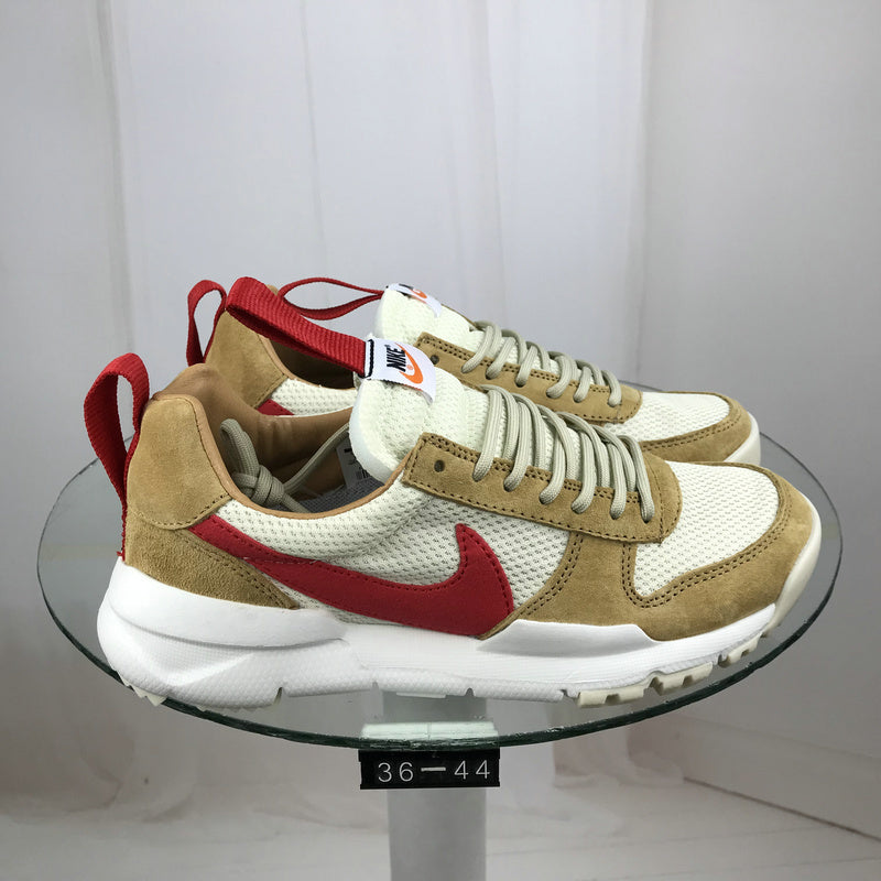 NikeCraft Mars Yard TS 2.0 Sneakers in Tan, in Red and White - product image from the listing.