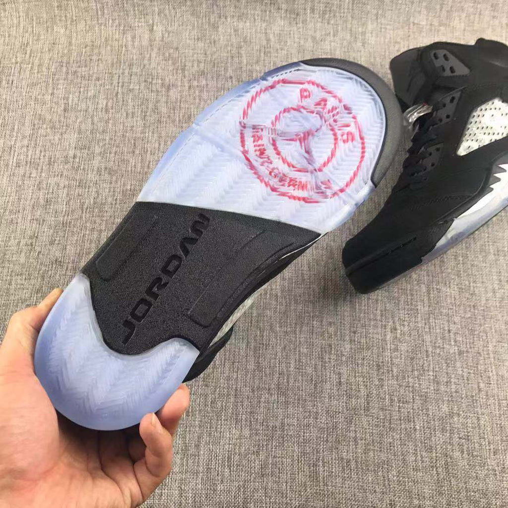 Air Jordan 5 PSG Black Sneakers AV9175-001 - product image from the listing.