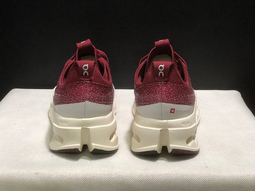 On Cloudsurfer Max Sneakers in Burgundy - product image from the listing.