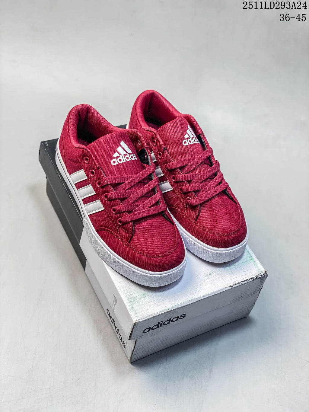 adidas GVP Canvas STR Sneakers in Red White B23999 - product image from the listing.