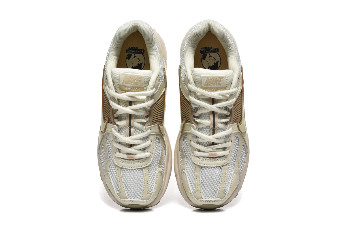 Sail and Tan Nike Zoom Vomero 5 Sneakers - product image from the listing.