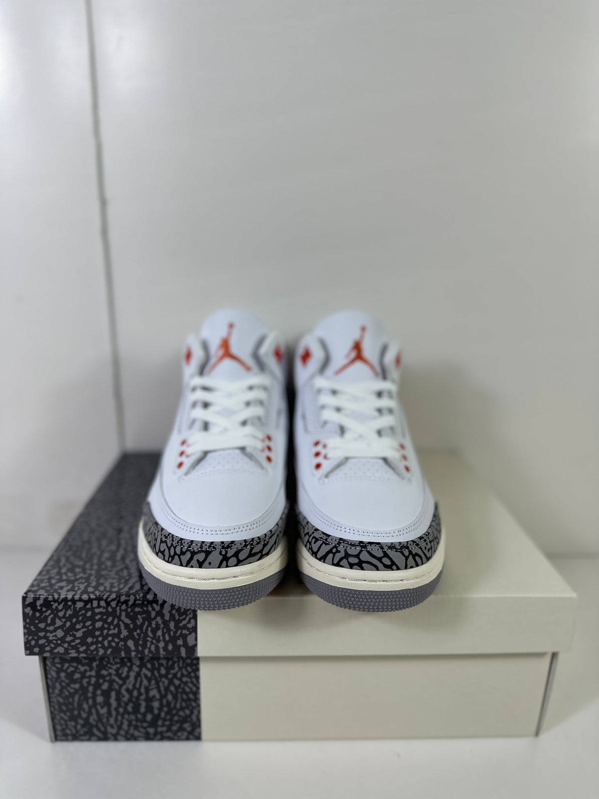 Air Jordan 3 Retro WMNS Georgia Peach Sneakers - product image from the listing.
