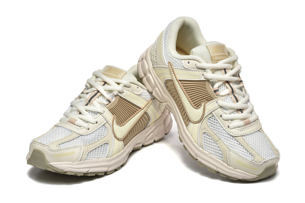 Sail and Tan Nike Zoom Vomero 5 Sneakers - product image from the listing.