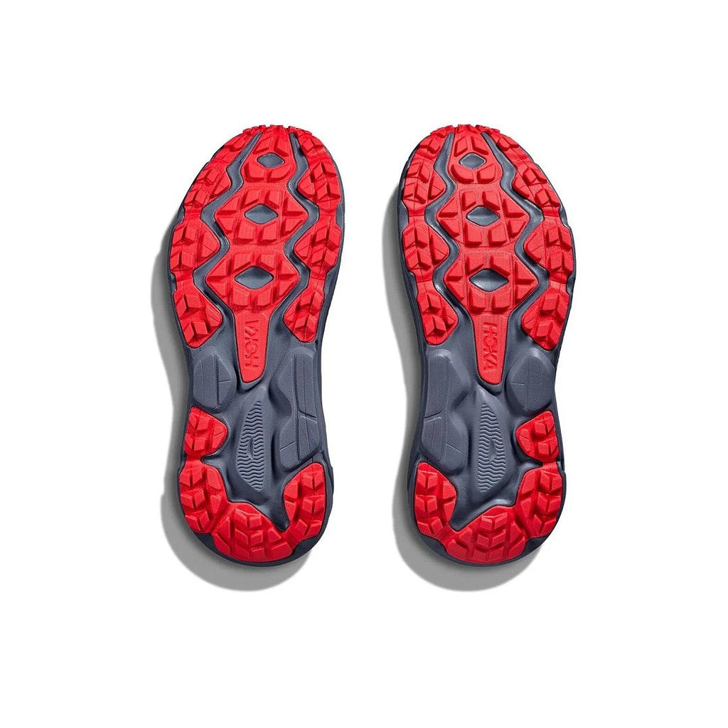 Black, Red & Gray - HOKA Challenger 7 Trail Running Shoes - product image from the listing.