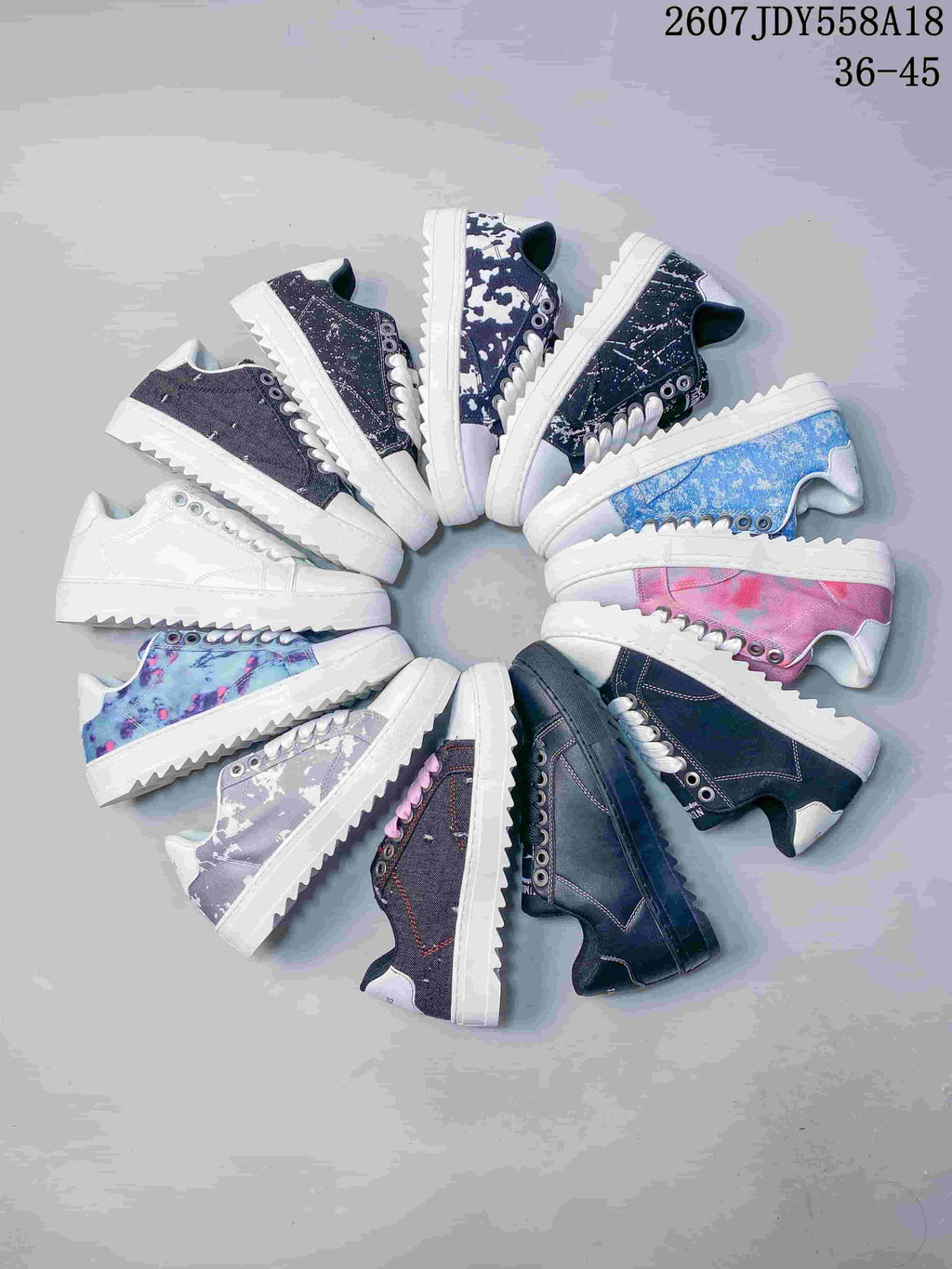 NUMERIS Low-Cut Platform Sneakers in Multiple Colorways - product image from the listing.