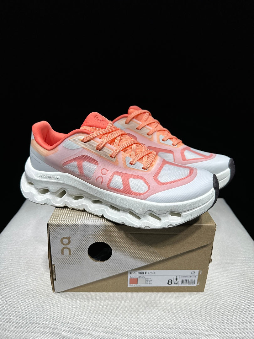 On Cloudtilt Remix Sneakers in White Coral - product image from the listing.