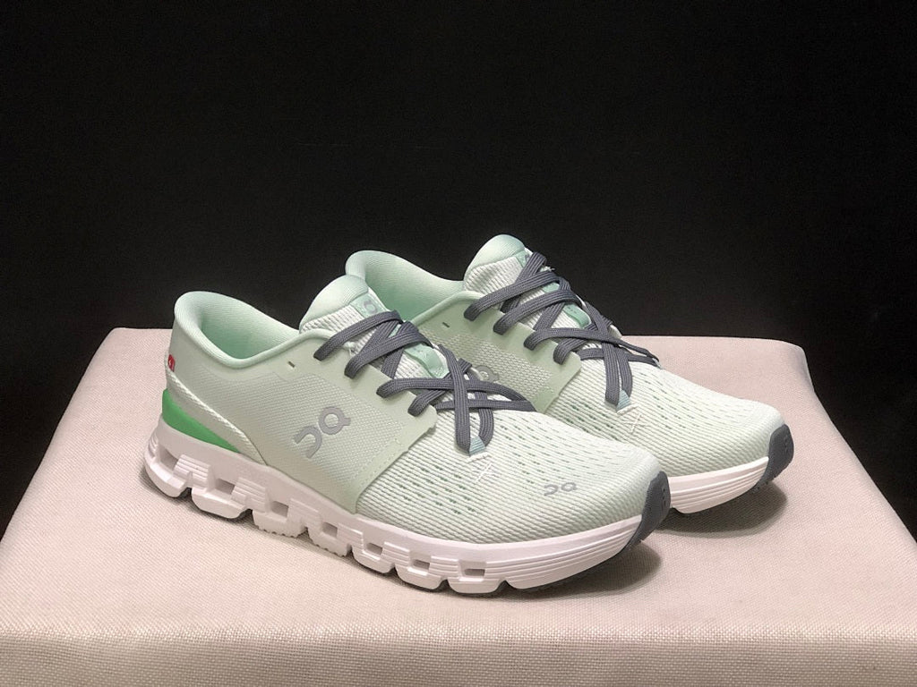 Mint Green On Cloud X 4 Sneakers - product image from the listing.