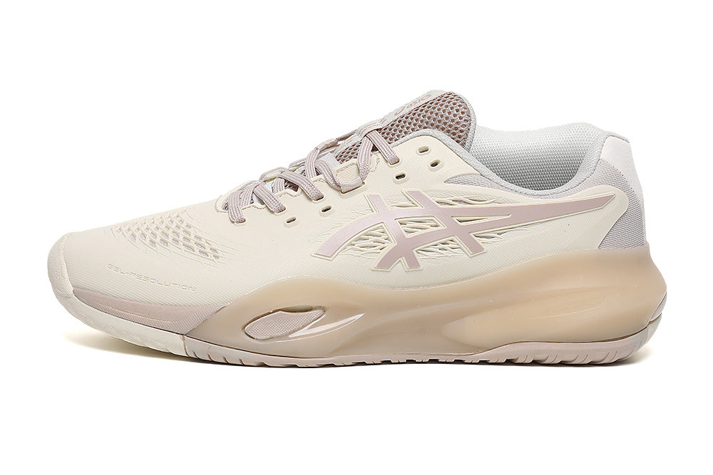ASICS GEL-RESOLUTION Tennis Shoes in Cream Pink - product image from the listing.