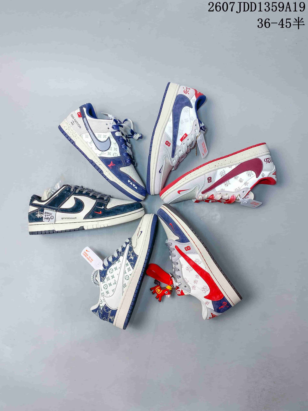 Air Jordan 1 Low Horse-Year Inspired Sneakers - product image from the listing.