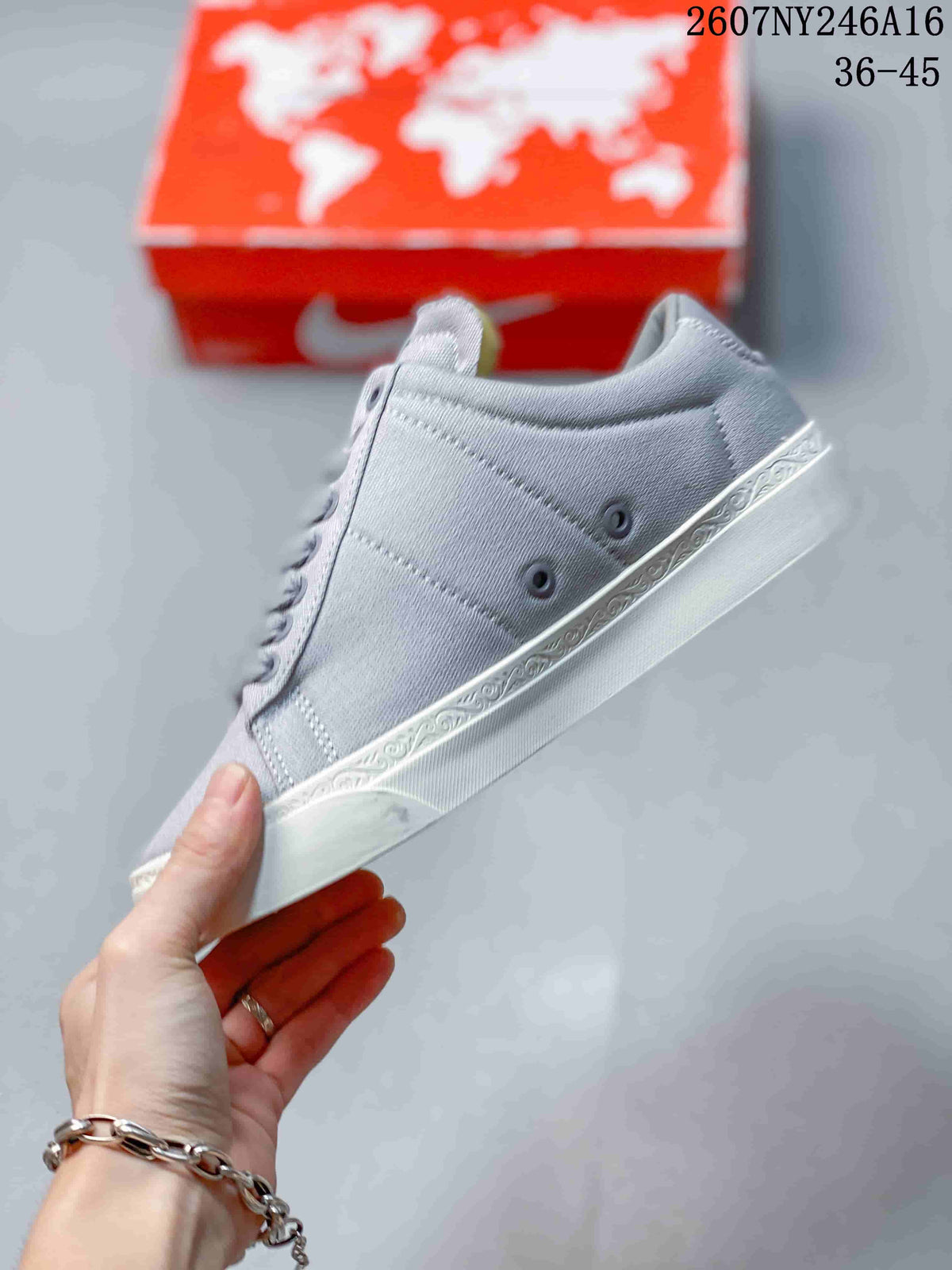 Nike Devin Booker Blazer Low Sneakers in Gray - product image from the listing.
