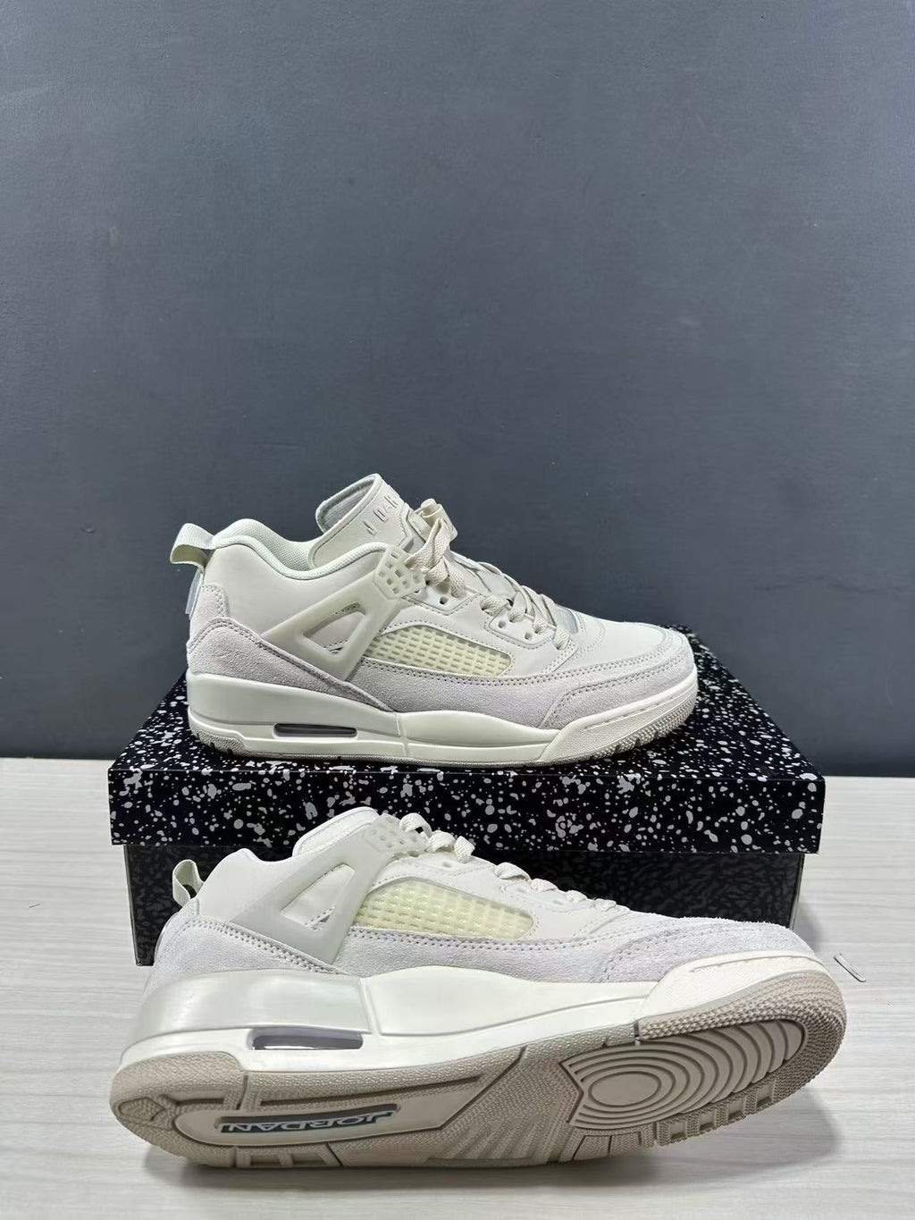 Jordan Spizike Low Sneakers in Grey IU7551-030 - product image from the listing.