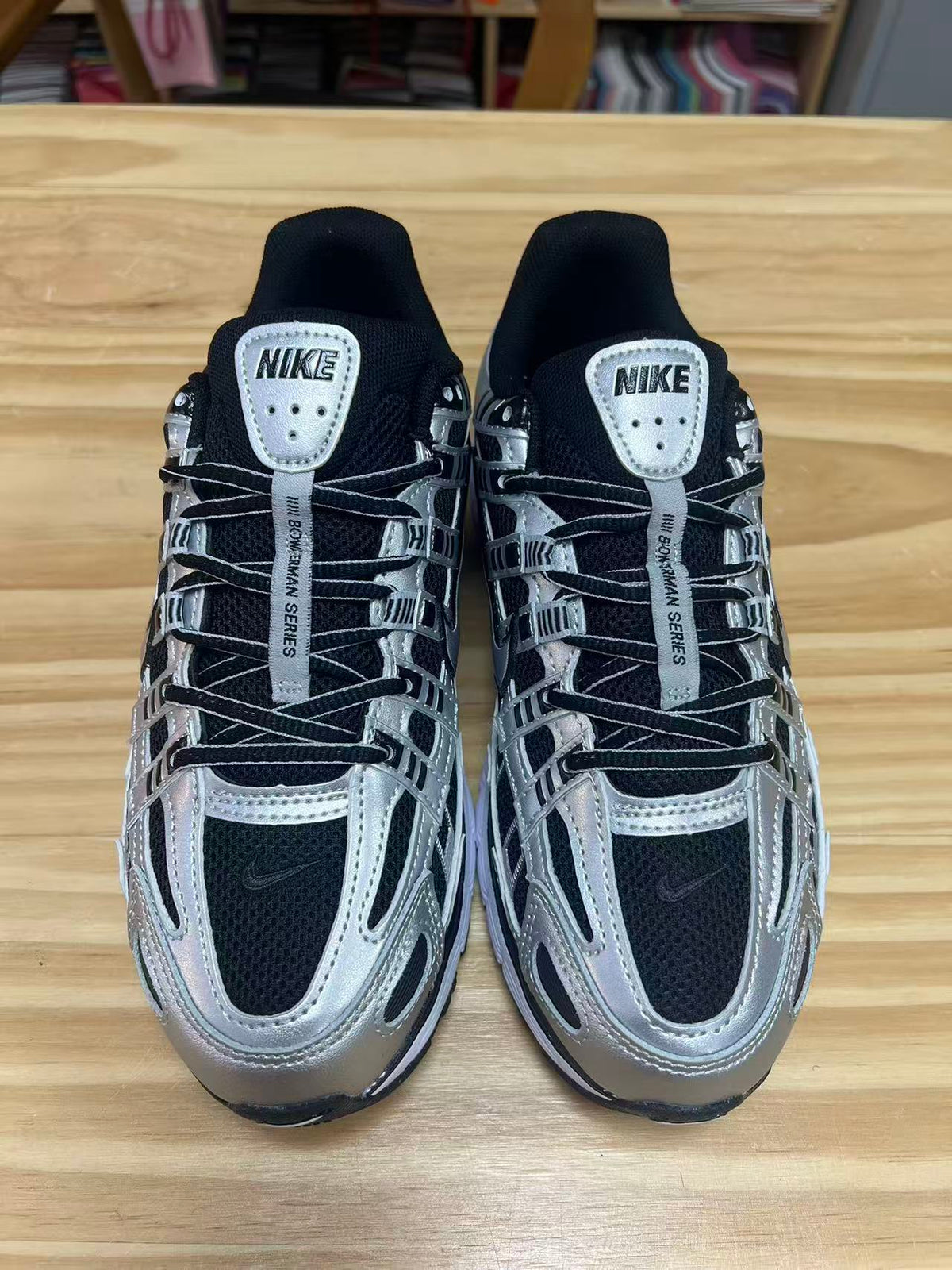 Nike P-6000 Sneakers in Black and Light Grey BV1021-013 - product image from the listing.
