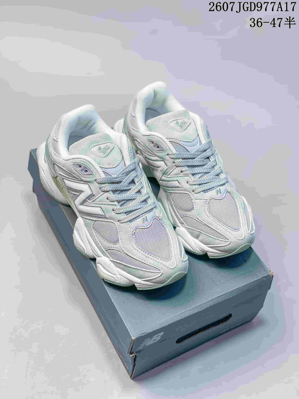 New Balance 9060 Mint Gradient Mesh Trainers 07JGD977A - product image from the listing.