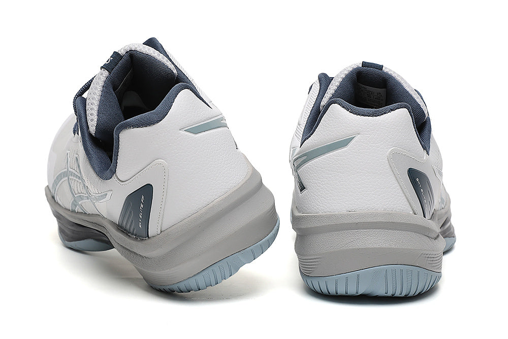 ASICS Sky Elite FF 3 Indoor Court Shoes in White Blue - product image from the listing.