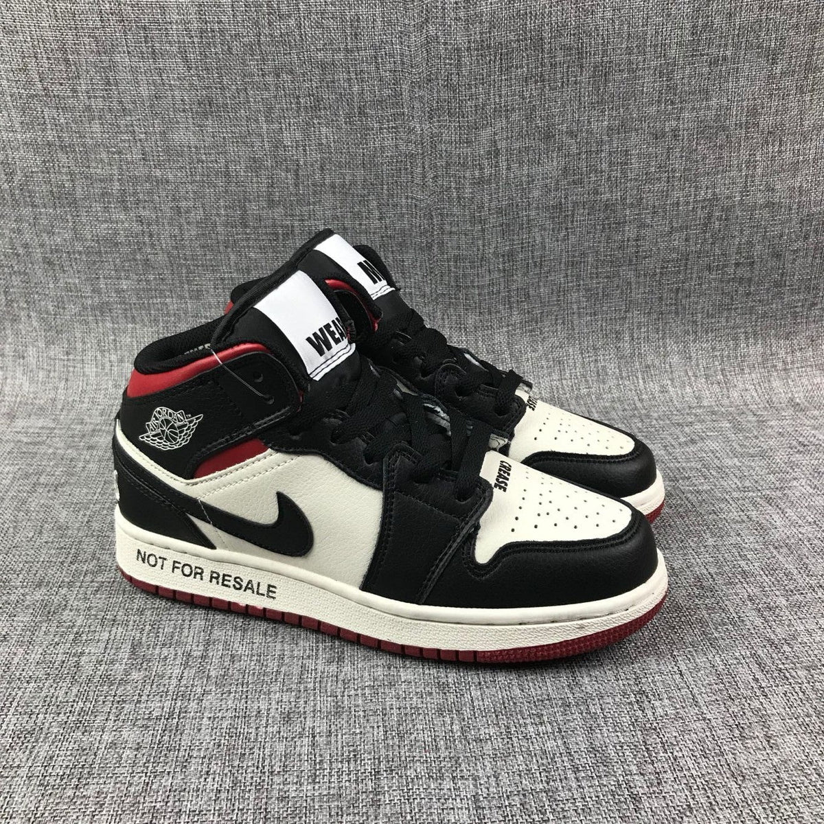 Air Jordan 1 High OG Sneakers in Black White Red - product image from the listing.