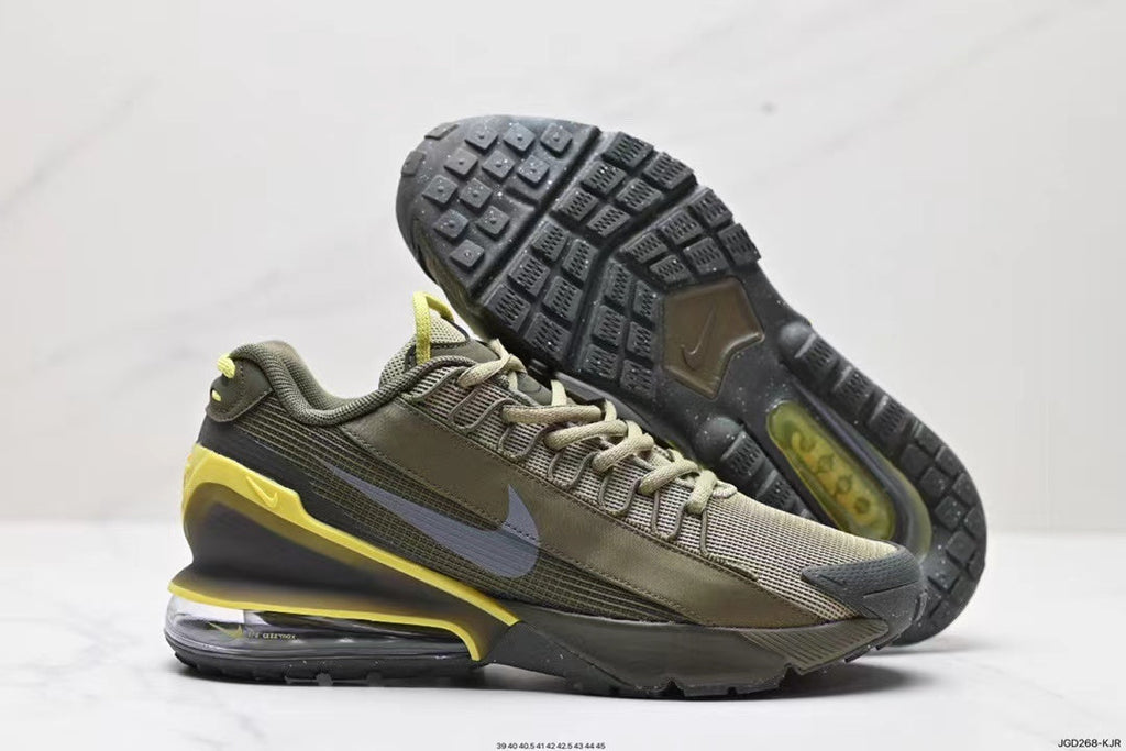 Nike Air Max 270 Trek Sneakers in Olive Grey Volt - product image from the listing.