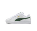 White and Green PUMA Suede XL Low-Top Sneakers - product image from the listing.