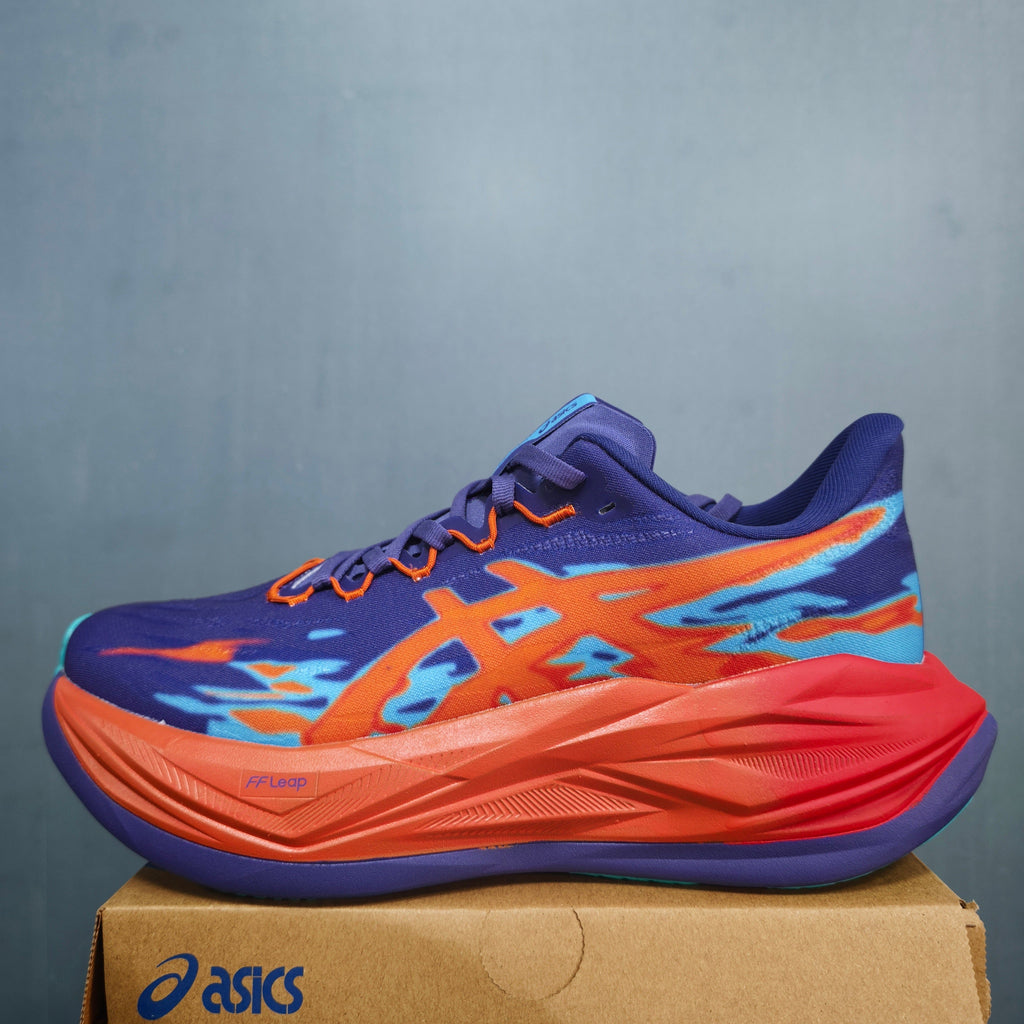 361° P6 Running Shoes in Purple, in Orange and Aqua - product image from the listing.