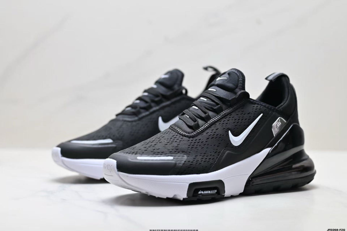 Nike Air Max 270 Sneakers in Black and White - product image from the listing.