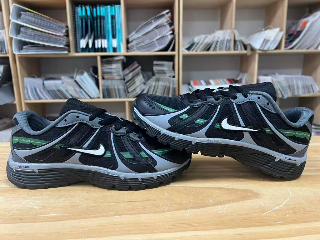 Nike P-9000 Sneakers in Black Grey Green IZ4752-004 - product image from the listing.