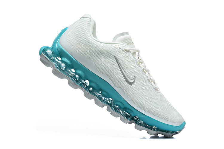 Nike Air Max Sneakers in White and Teal - product image from the listing.