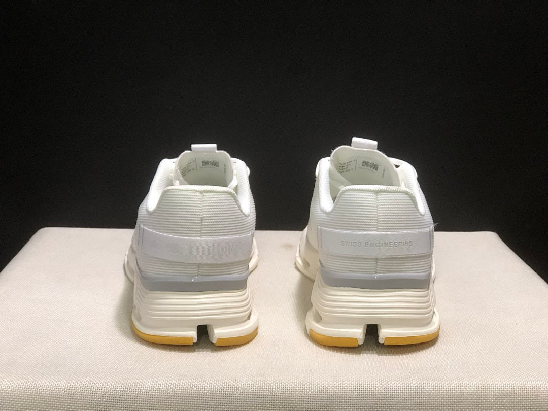 On Cloudnova Form 2 Sneakers in White and Gray - product image from the listing.