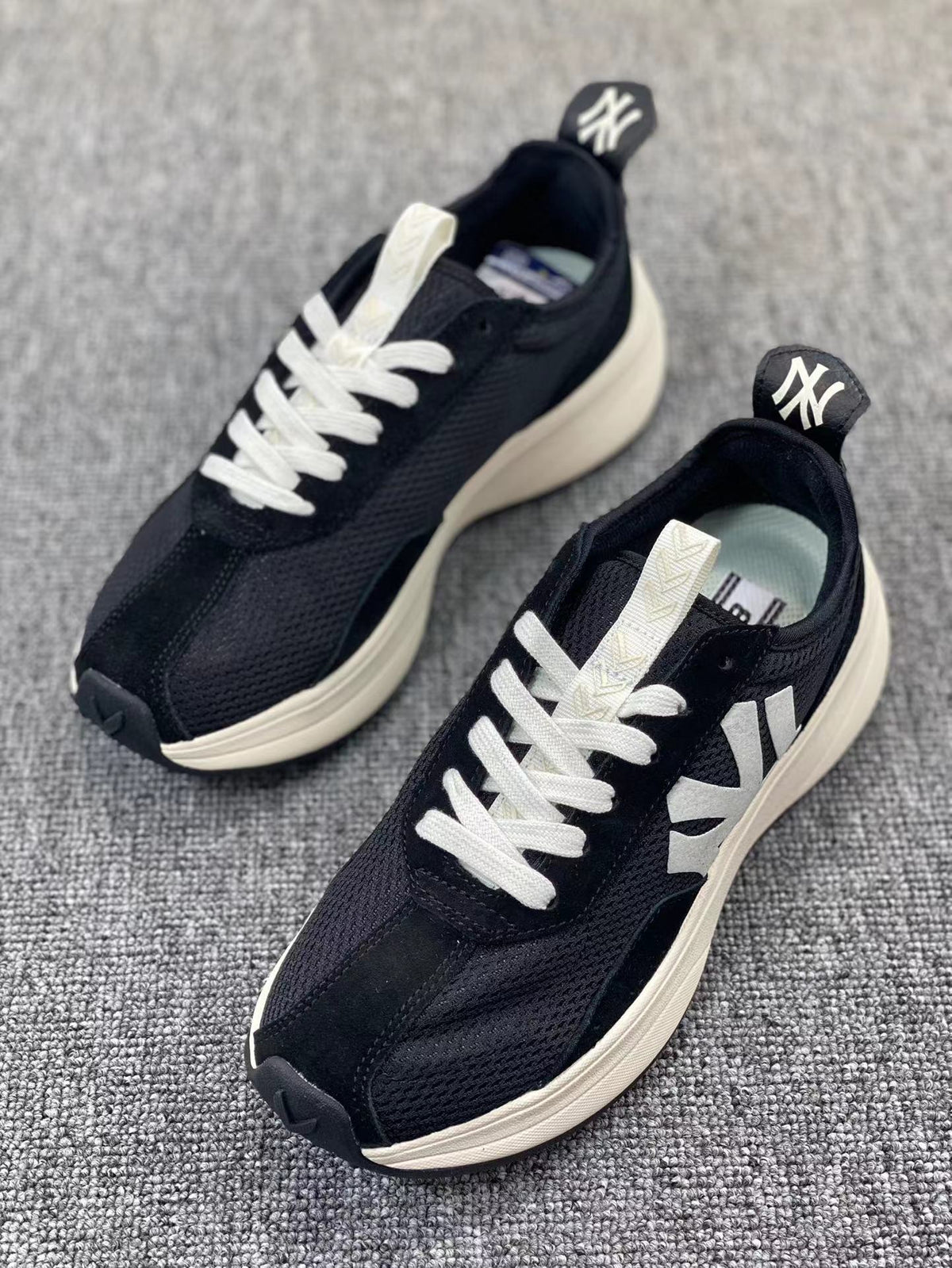 White MLB Chunky Low-Top Sneakers - product image from the listing.