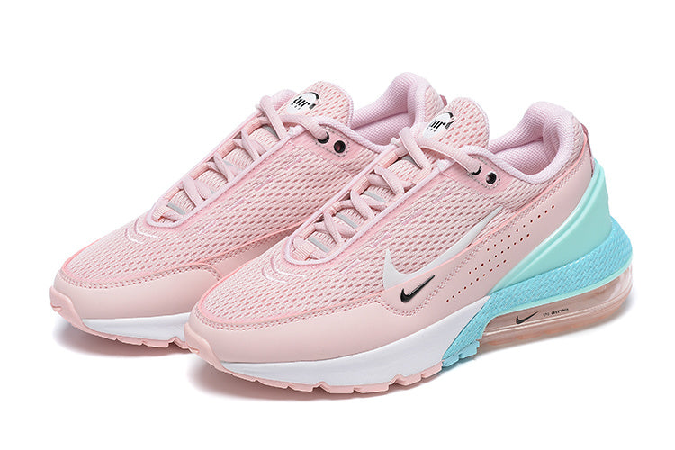 Women's Nike Air Max 270 Pink and Aqua Sneakers - product image from the listing.