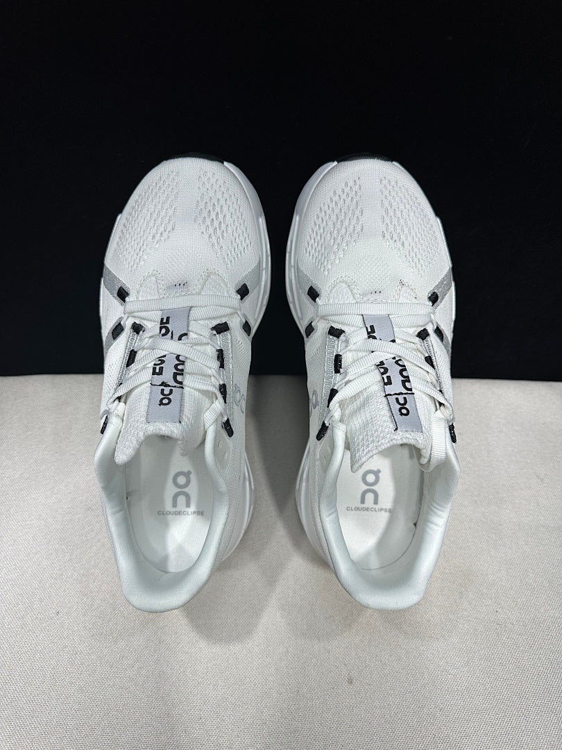 On Cloudeclipse Running Sneakers in White - product image from the listing.