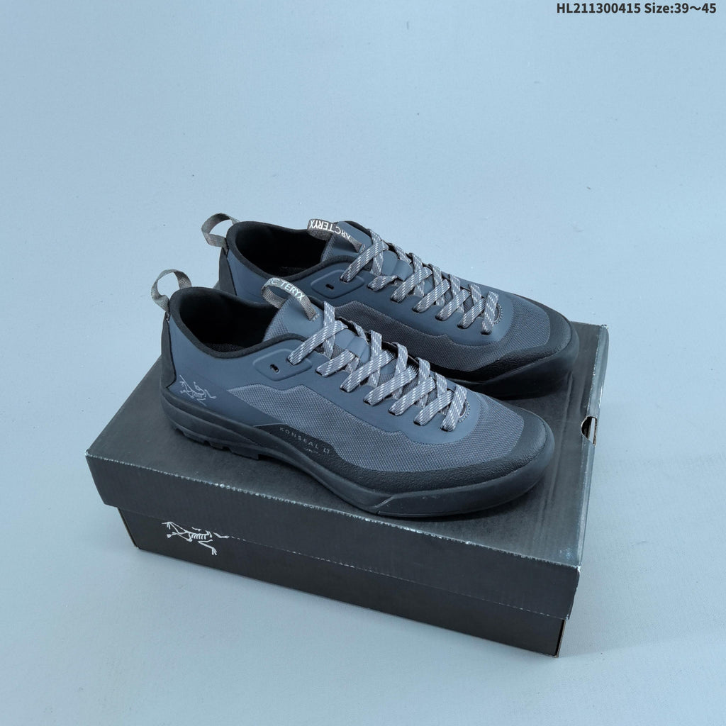 Charcoal Gray Arc'teryx Konseal LT Hiking Shoes - product image from the listing.