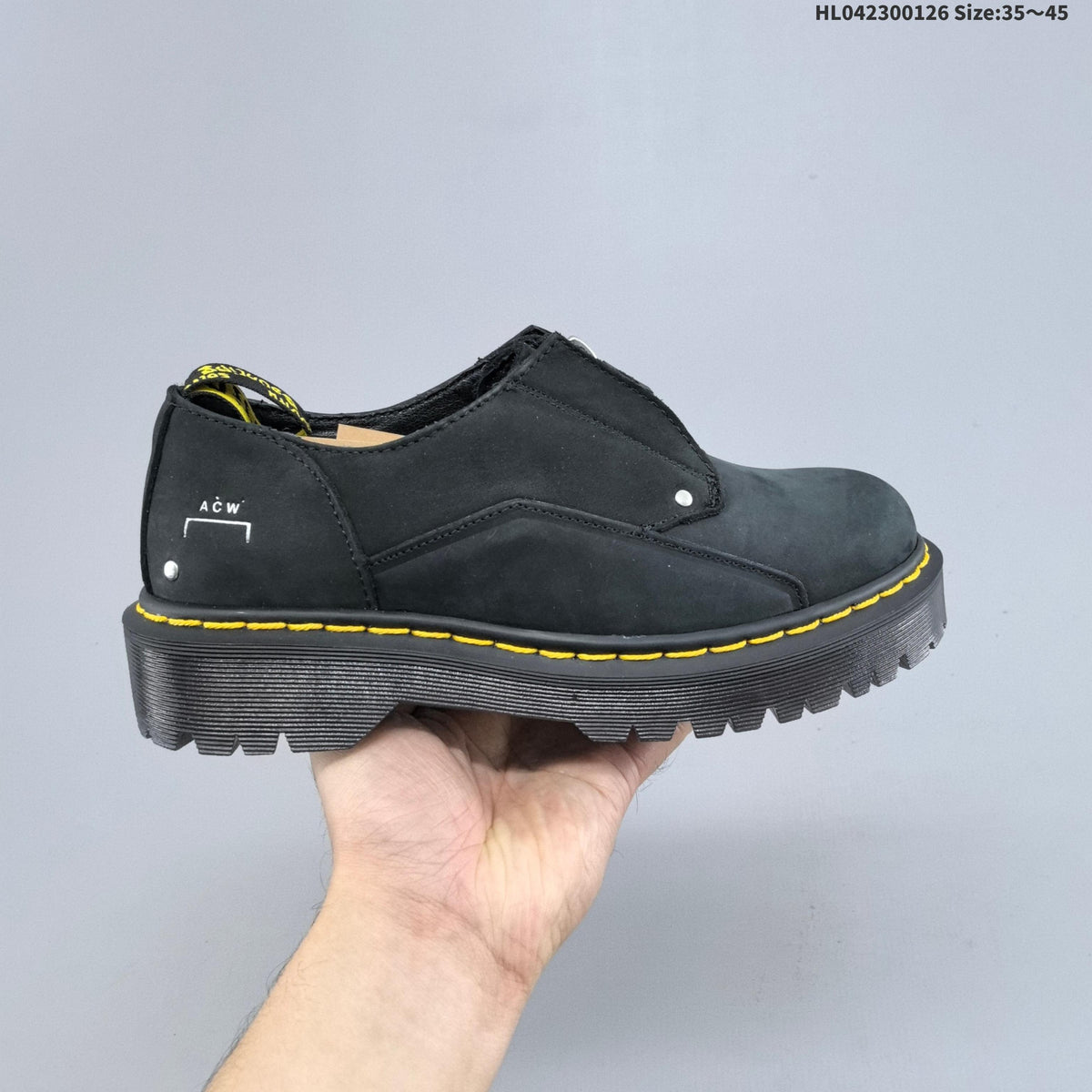 Dr. Martens Sinclair Black Platform Footwear - product image from the listing.