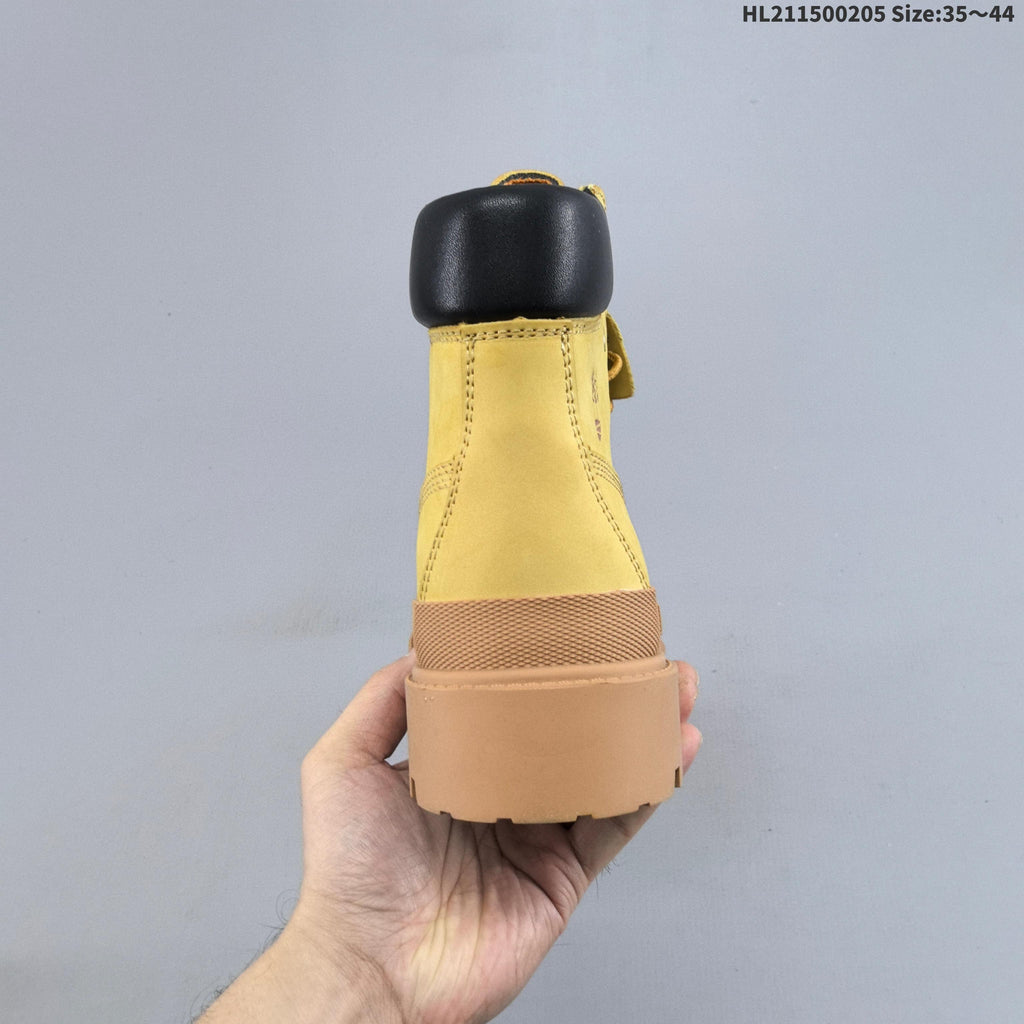 Timberland Yellow High-Cut Lace-Up Boots - product image from the listing.