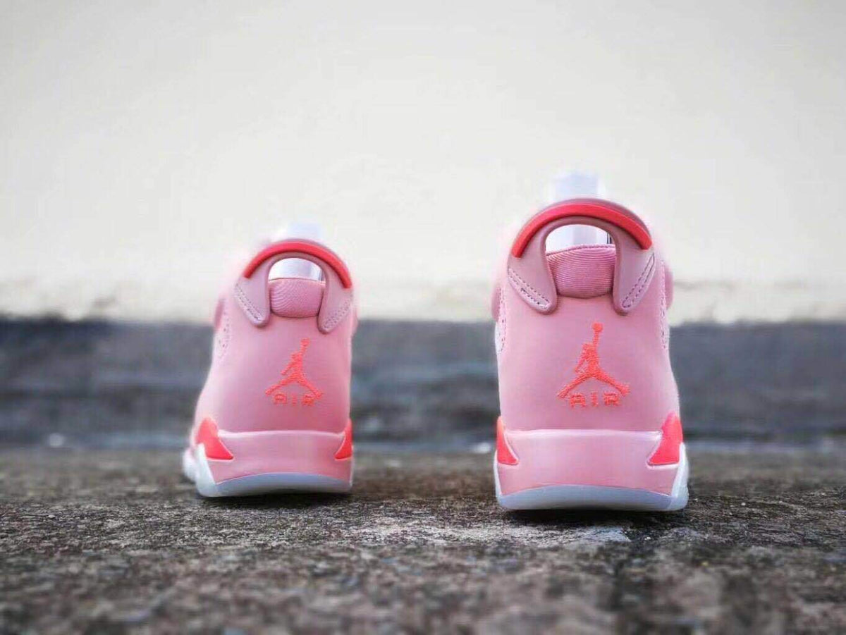 Air Jordan 6 Pink High-Top Sneakers - product image from the listing.