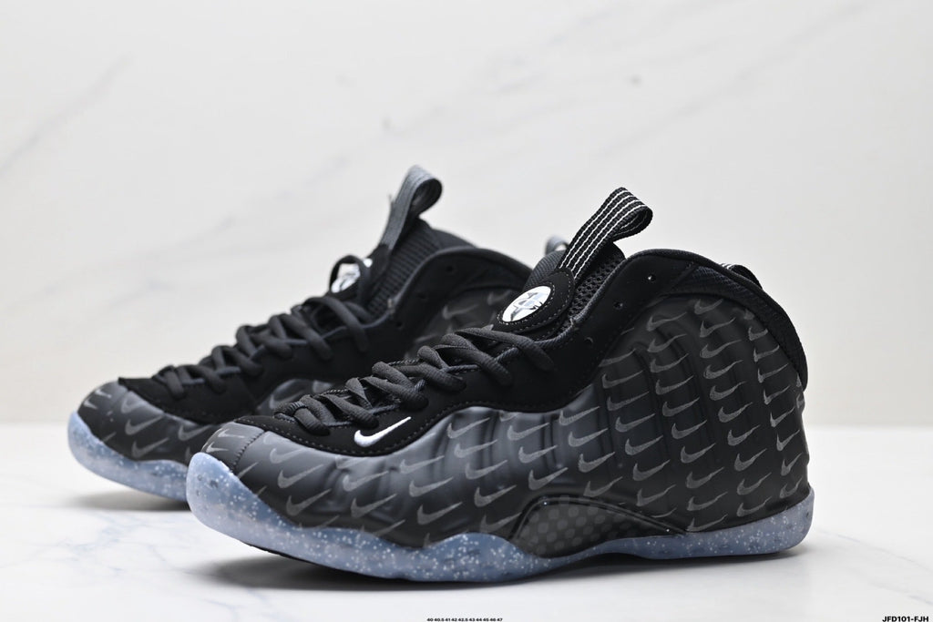Nike Air Foamposite Hadawei Sneakers in Black - product image from the listing.