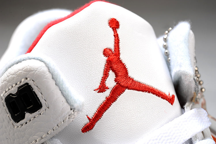 Air Jordan 3 White Black High-Top Sneakers - product image from the listing.