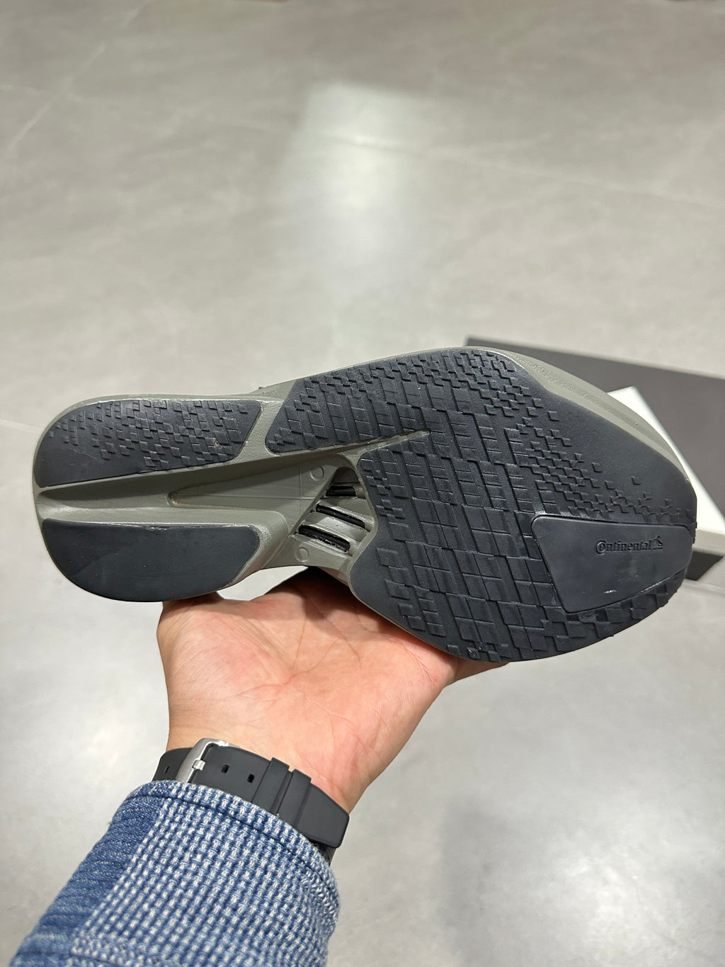Adidas Adizero Adios Pro 4 Running Shoes in Grey Black - product image from the listing.