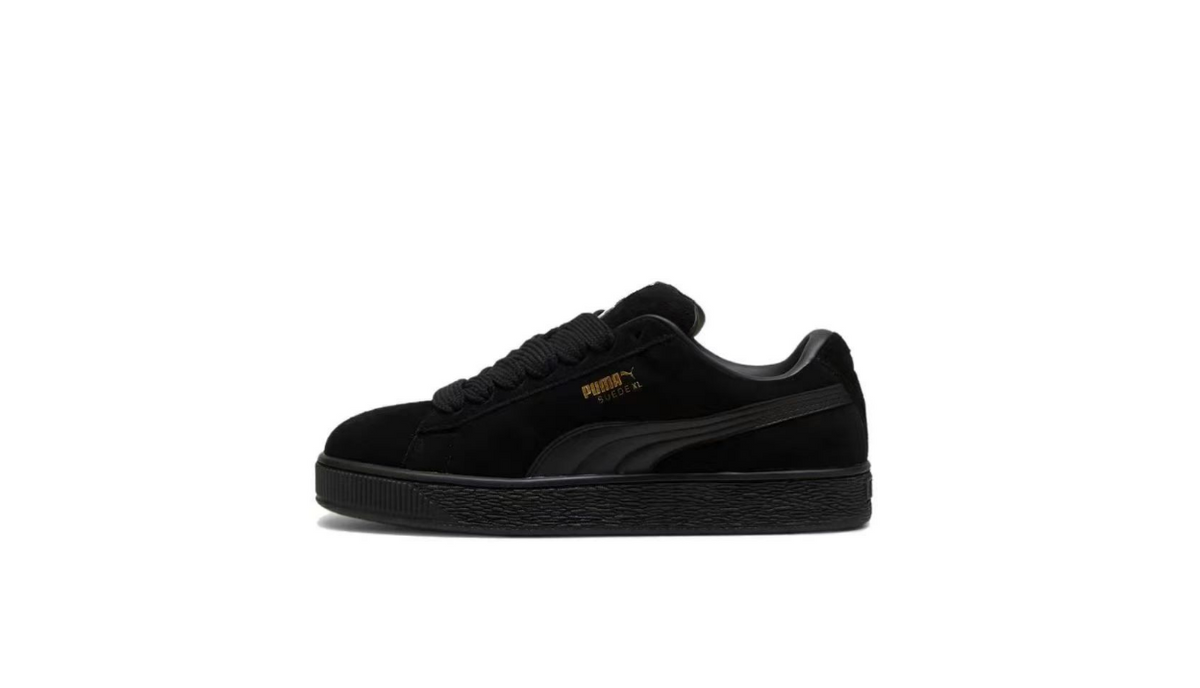 PUMA Suede XL Low-Top Sneakers in Black - product image from the listing.