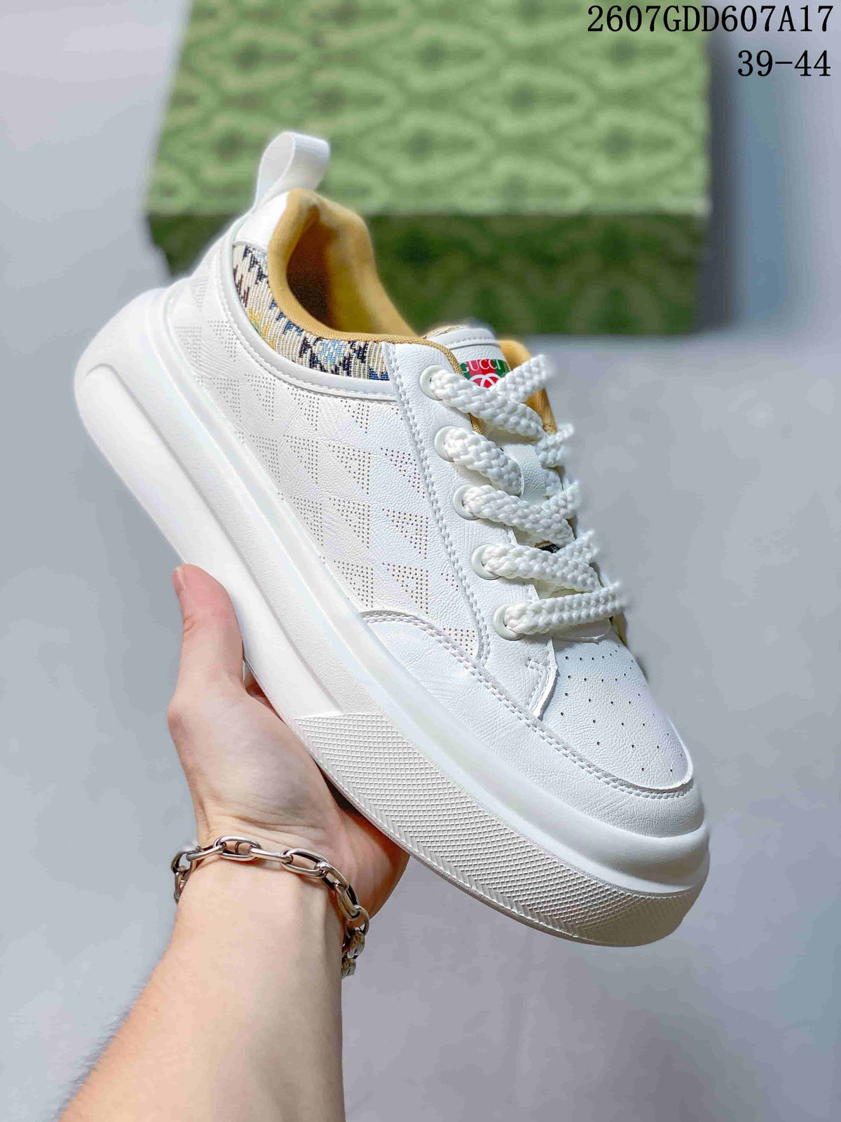 Gucci Screener GG High-Top Sneakers in White 2607GDD607A17 - product image from the listing.