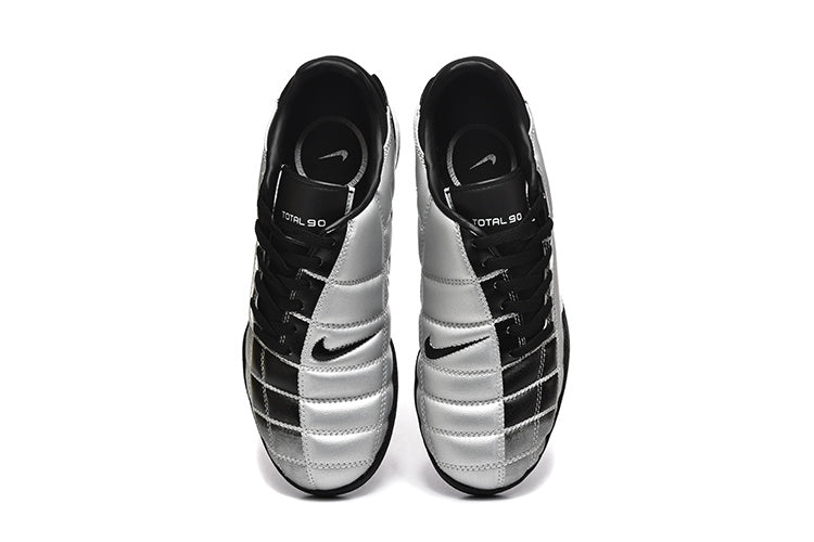 Nike Total 90 Indoor Soccer Shoes in Black Silver - product image from the listing.