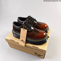 Dr. Martens 1461 Smooth Platform Shoes in Cherry in Brown - product image from the listing.