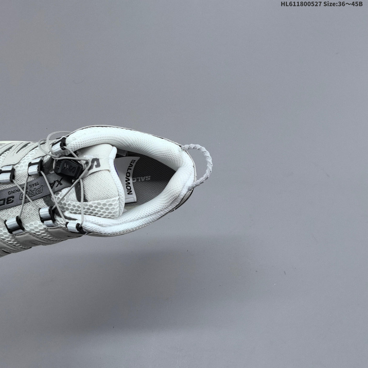 Salomon XA Pro 3D Seasonal Trail Running Shoes in White Grey - product image from the listing.
