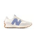 New Balance U327LU Sneakers, in Cream and Blue - product image from the listing.