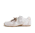 White and Tan New Balance 550 Low-Top Sneakers - product image from the listing.