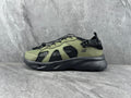 New Balance Green and Black Mesh Trainers - product image from the listing.