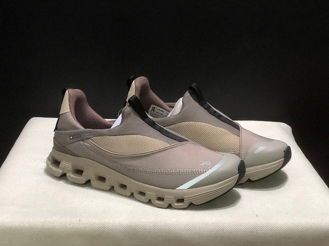 Light Grey and Beige On Cloud X 4 Coast Sneakers - product image from the listing.