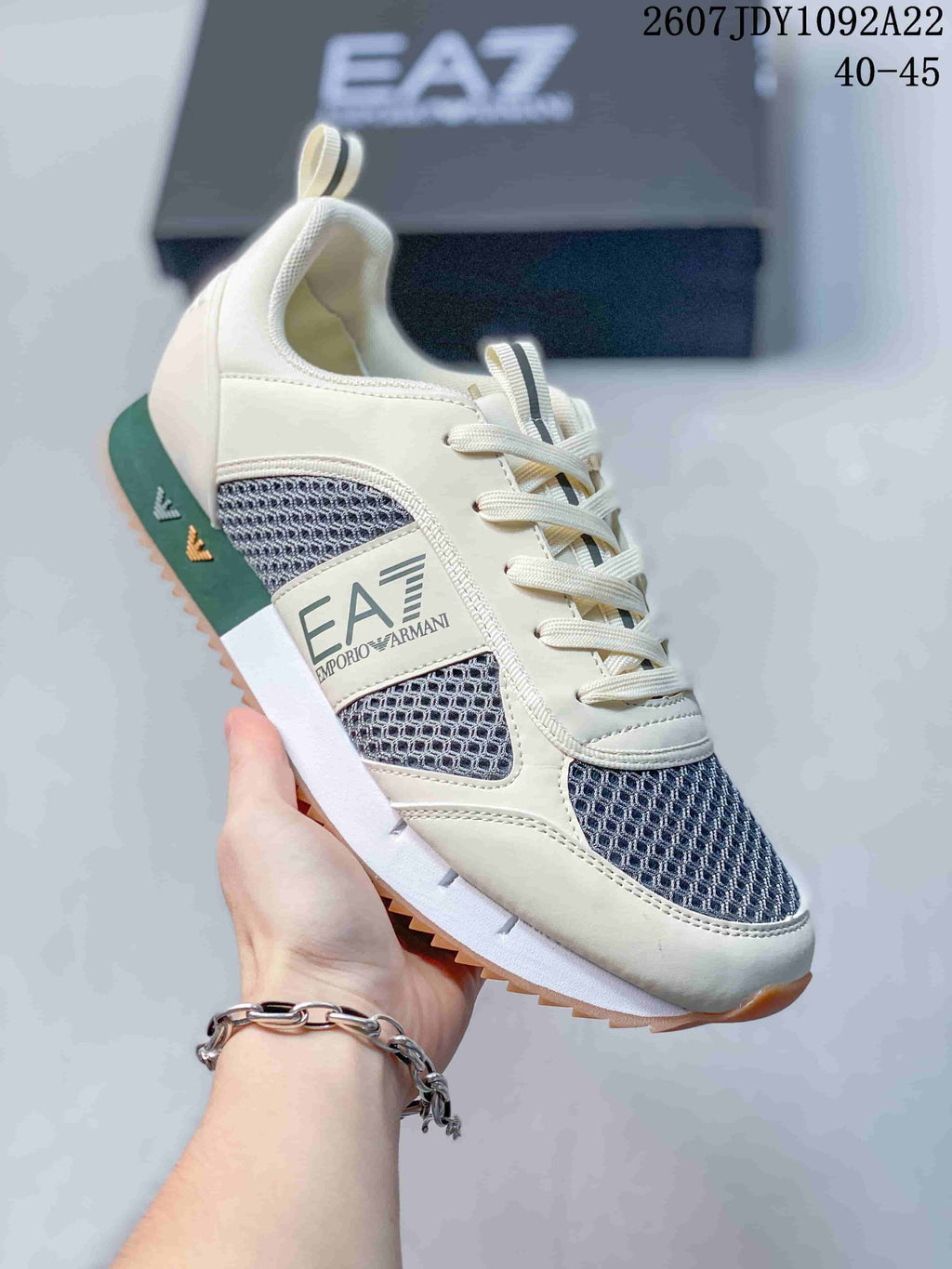 Emporio Armani EA7 712025EWO Low-Cut Sneakers - product image from the listing.