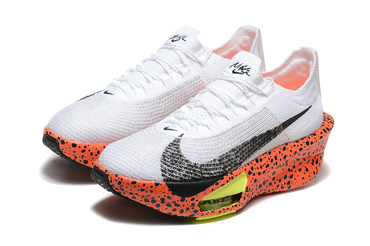 Nike Air Zoom Running Shoes in White Orange - product image from the listing.