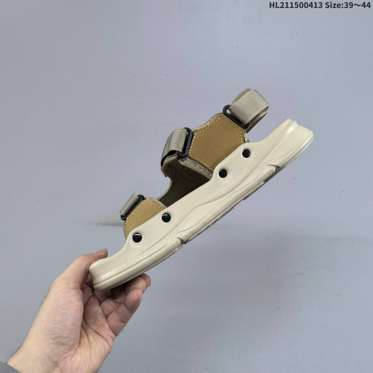 Outdoor Casual Sandals with Adjustable Hook-and-Loop Straps by ECCO - product image from the listing.