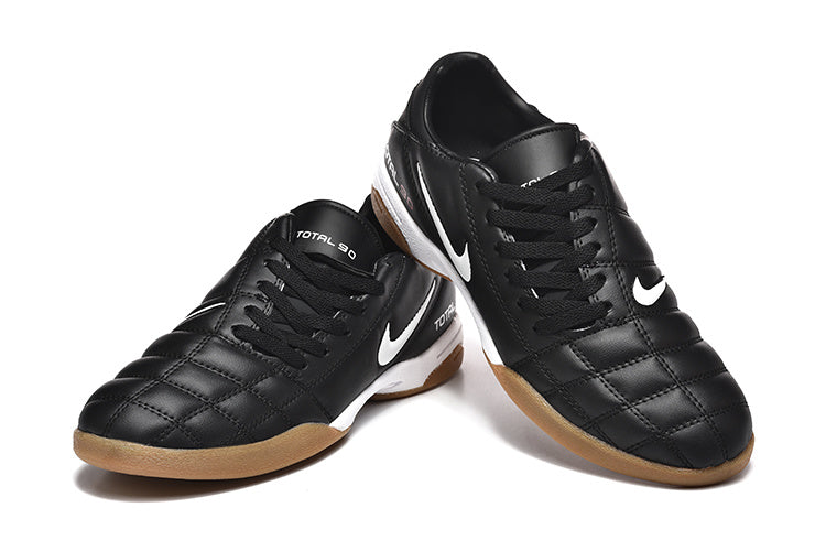 Nike Total 90 Black White Indoor Soccer Footwear - product image from the listing.